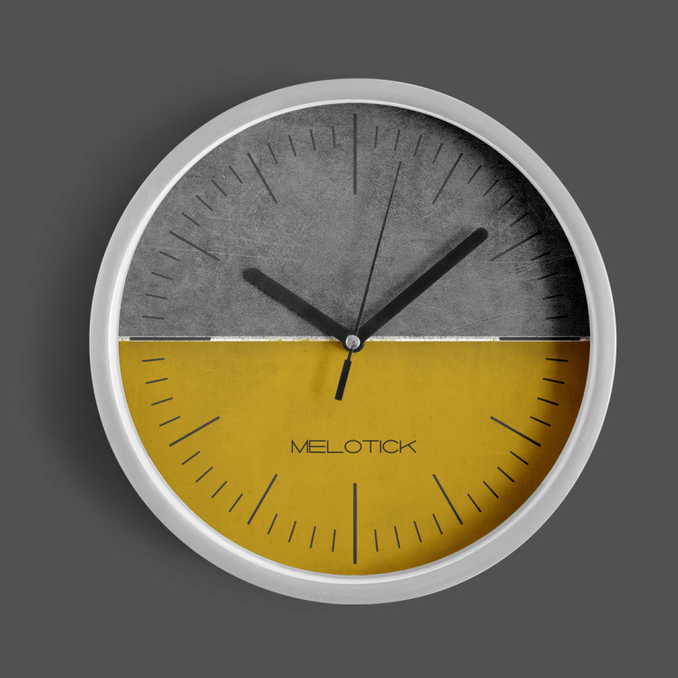 ساعت دیواری بتنی