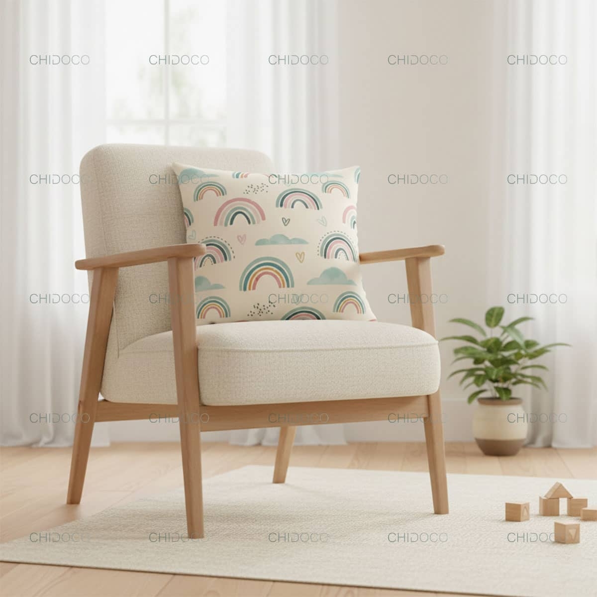  کوسن رنگین‌کمان 