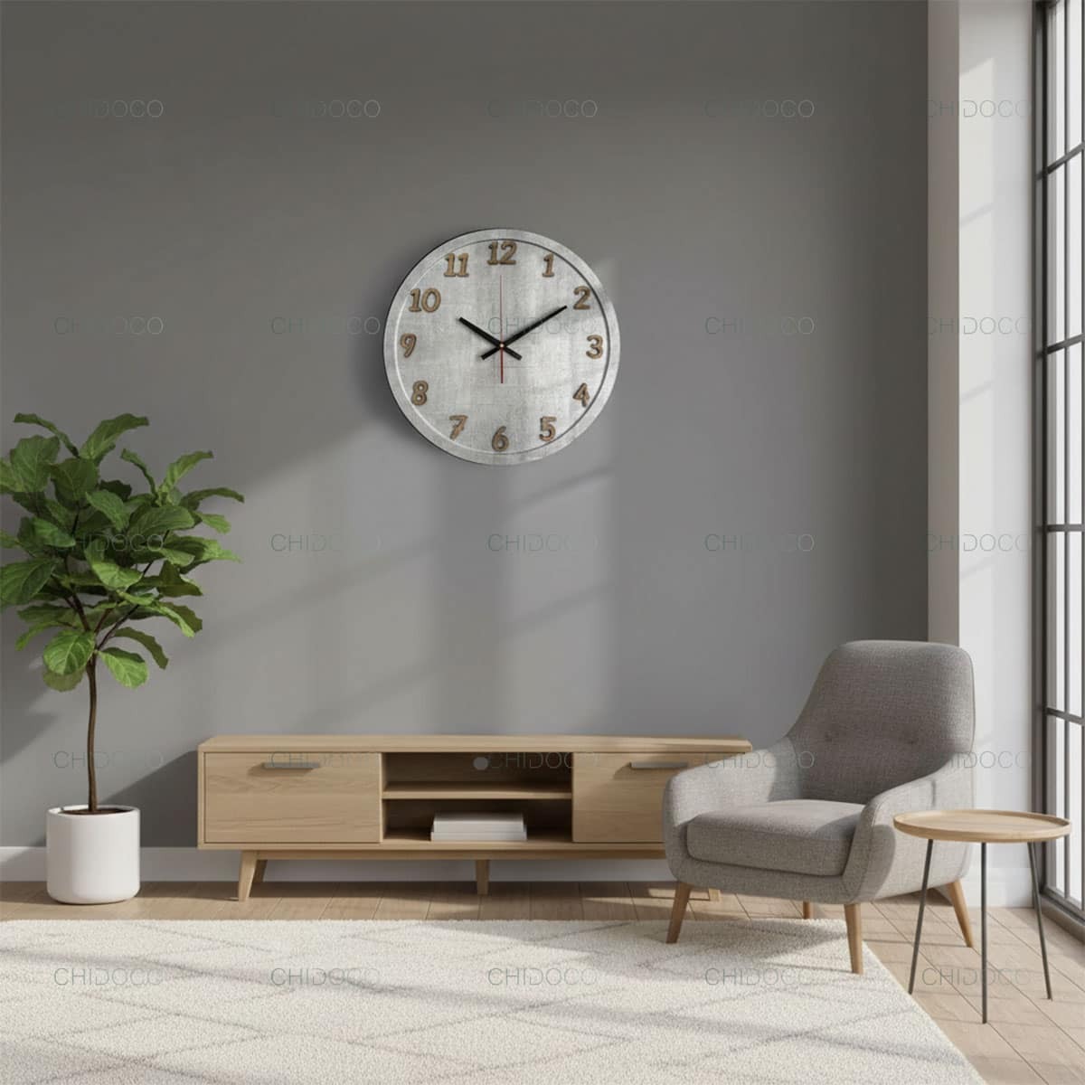  ساعت دیواری مینیمال 