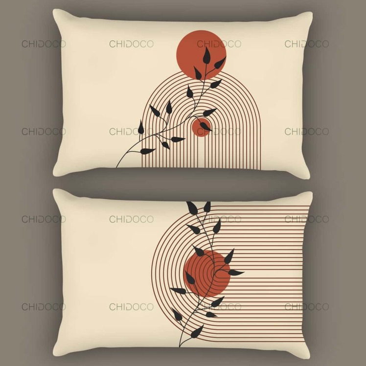 روبالشتی ساتن طرح دار