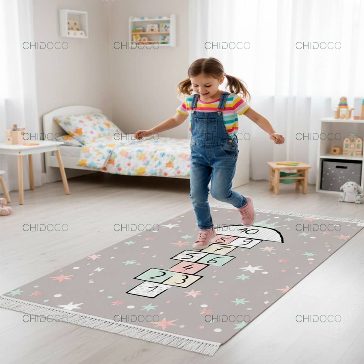 فرش طرح بازی لی لی