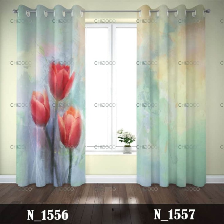 پرده آماده مخمل