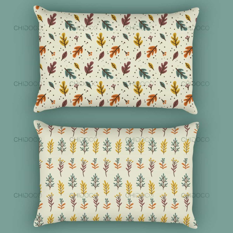 روبالشتی ساتن طرح دار