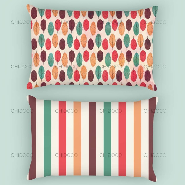 روبالشتی ساتن طرح دار