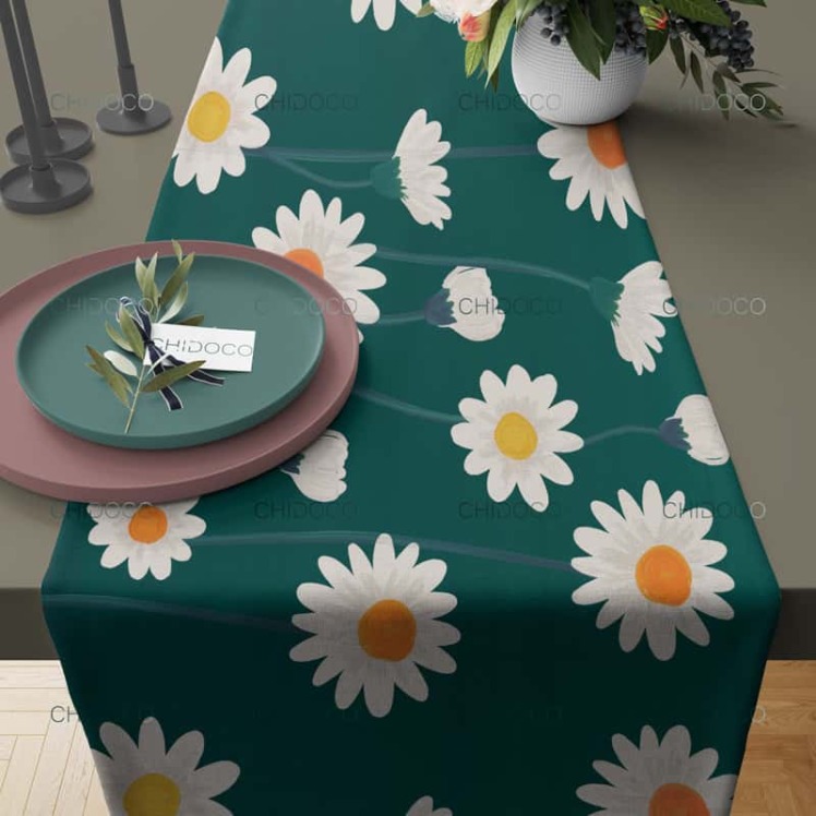 رومیزی طرح گل