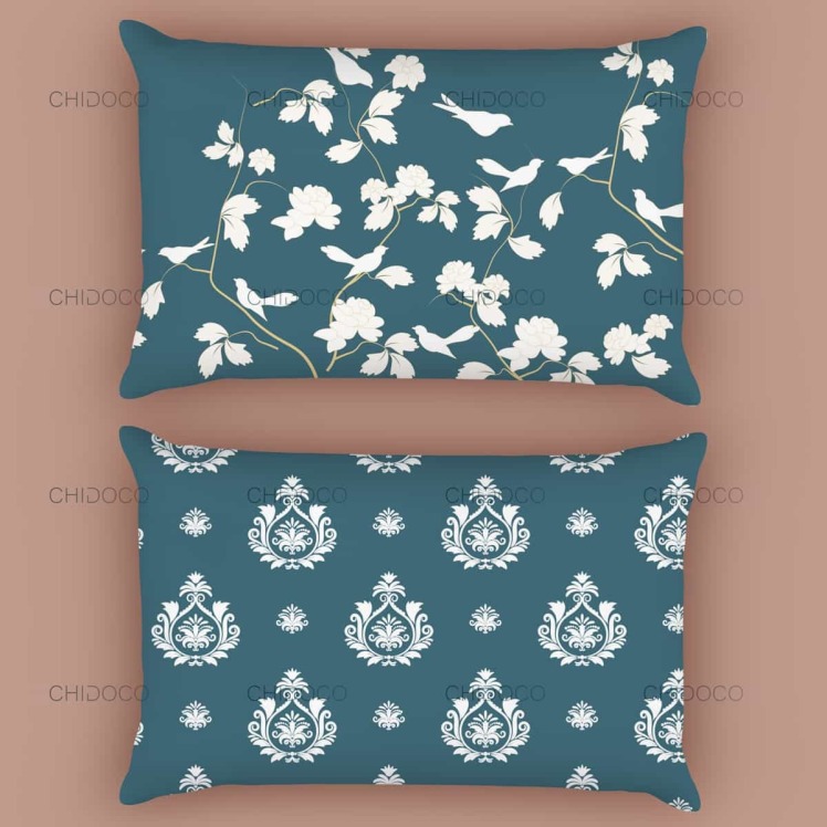 روبالشتی ساتن طرح دار