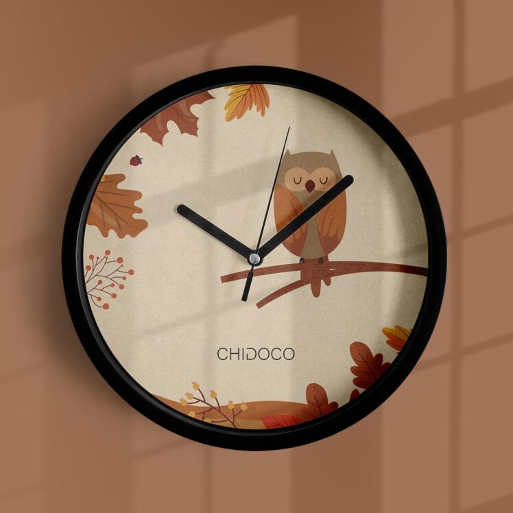 ساعت دیواری پاییز