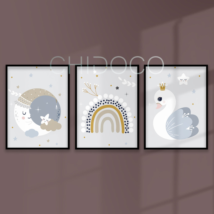 ست تابلو اتاق کودک