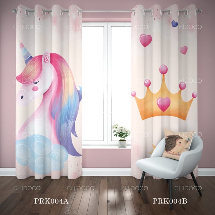 پرده اتاق کودک دخترانه