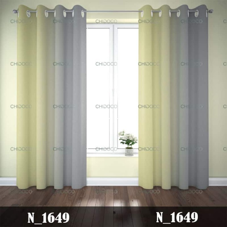 پرده آماده مخمل ساده