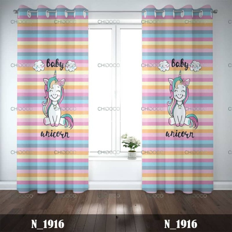 پرده آماده مخمل فانتزی