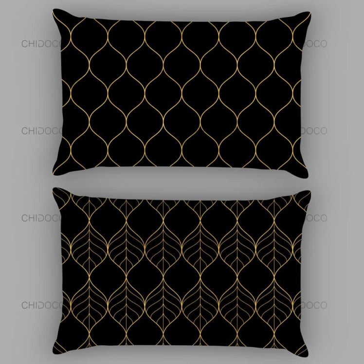 روبالشتی ساتن مشکی