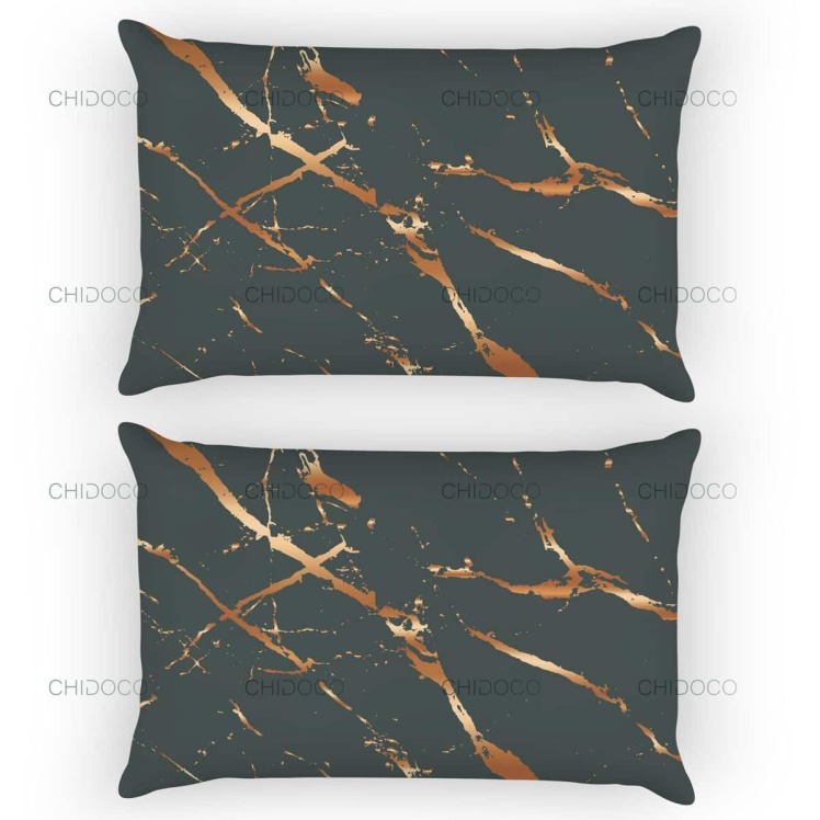 روبالشتی ساتن طرح‌دار